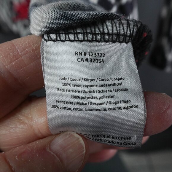 Anthropologie One September Top XS Ikat Boho Peasant Artsy Sheer Back Statement - Picture 8 of 14